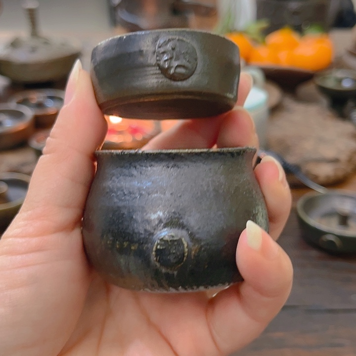 颜***小福泥陶艺茶几风