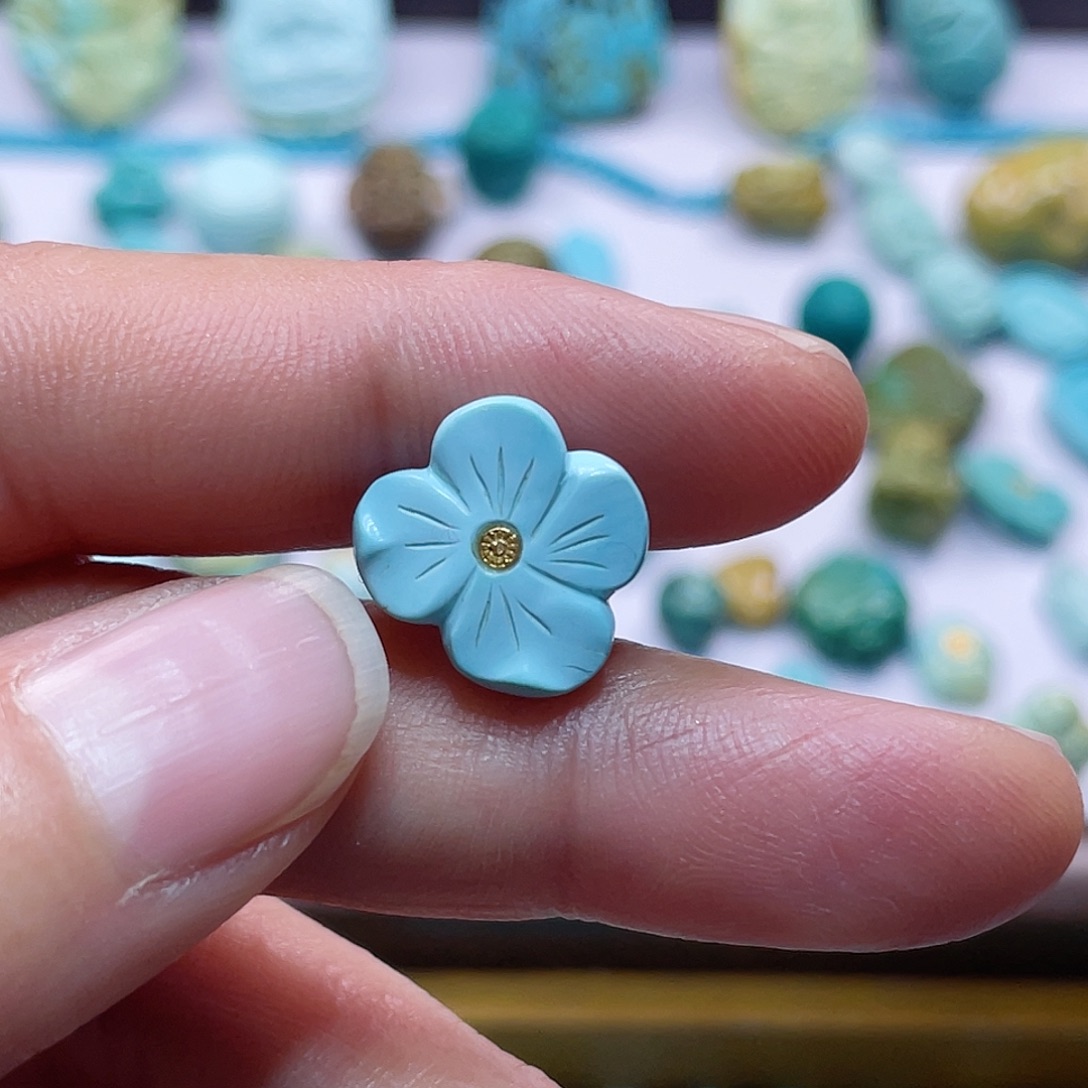 绿松石未镶嵌配饰