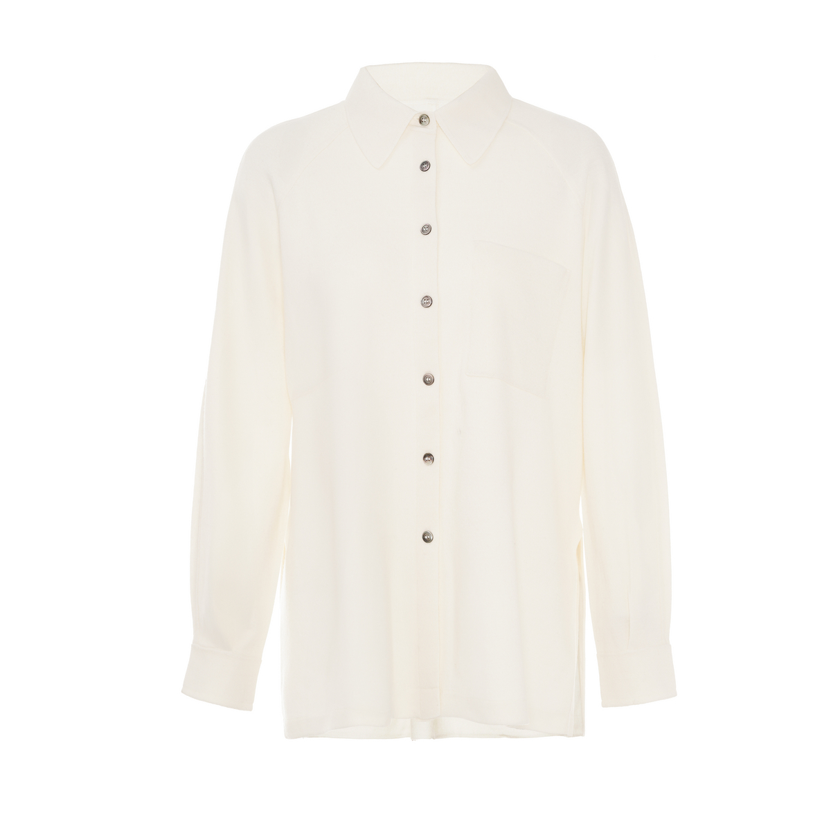 【黑标系列】 羊毛秋冬新款衬衫式简约百搭针织上衣LGD2EAK072