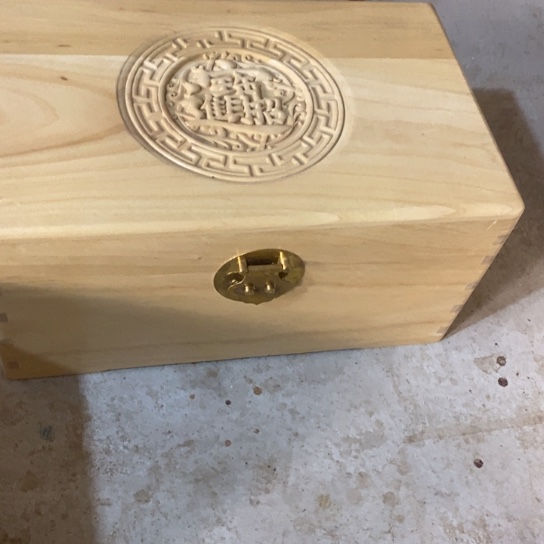 香樟木文***龙香樟木收纳箱40×25×20