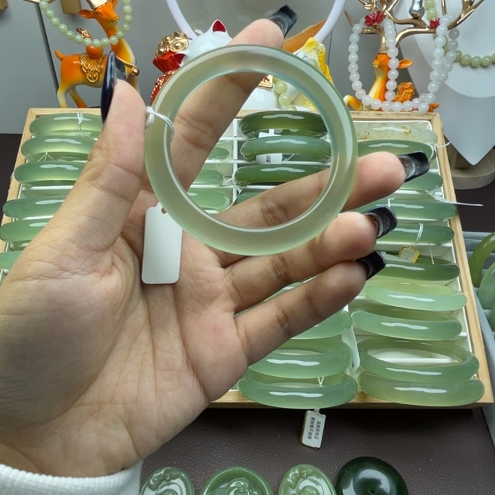 湘***米岫玉未镶嵌手镯岫玉手镯