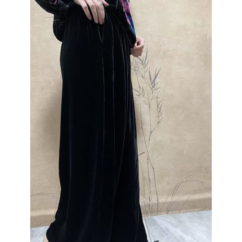 桑蚕丝XY直筒裤女裤
