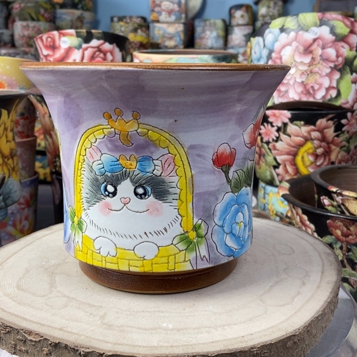 红陶景德镇艺术手绘作品