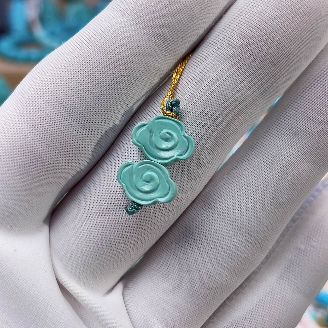 绿松石珠宝奇石未镶嵌