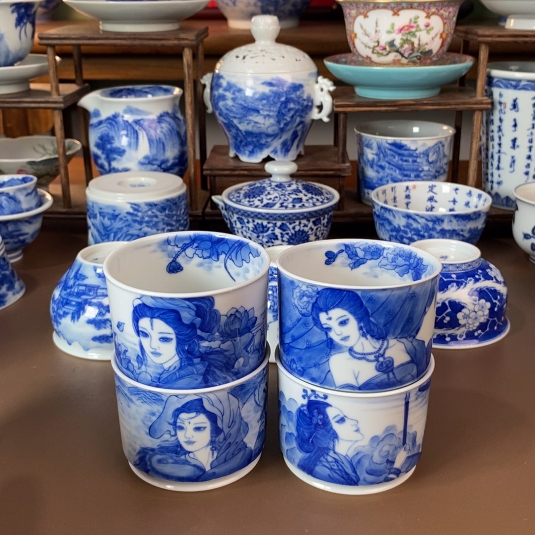 景德镇陶瓷手工手绘