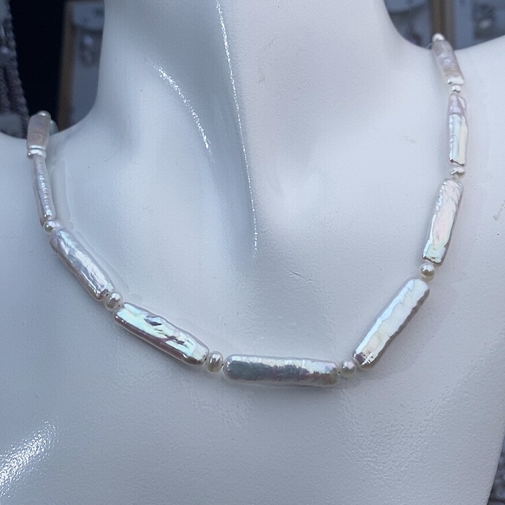 链子925银无银条项链10