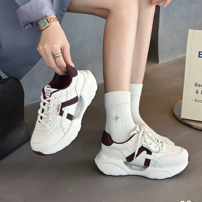 实体鞋店潮流时尚休闲舒适二棉老爹厚底鞋