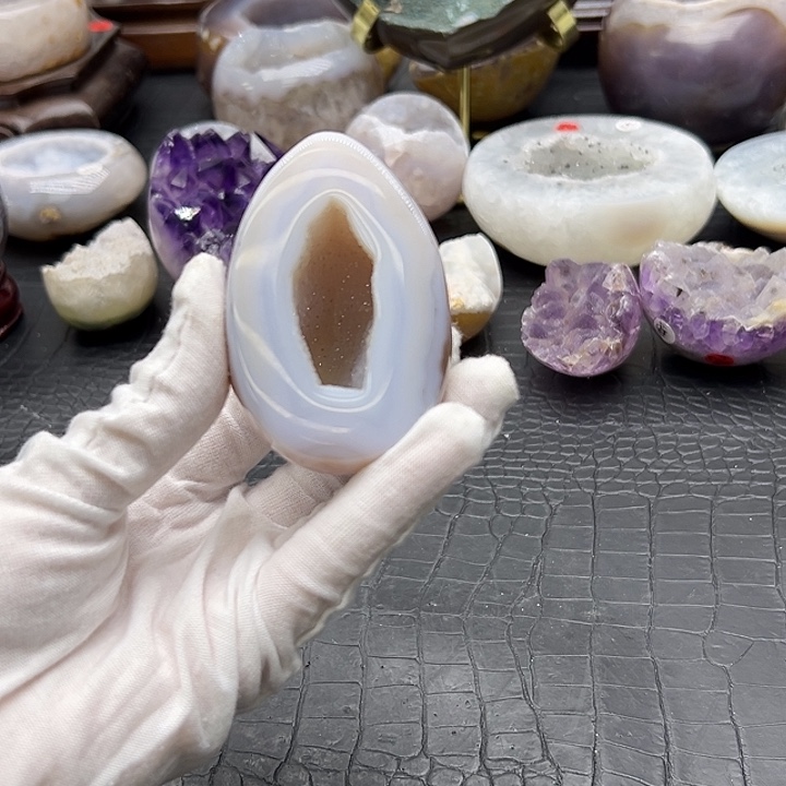 水晶未镶嵌珠宝半成品