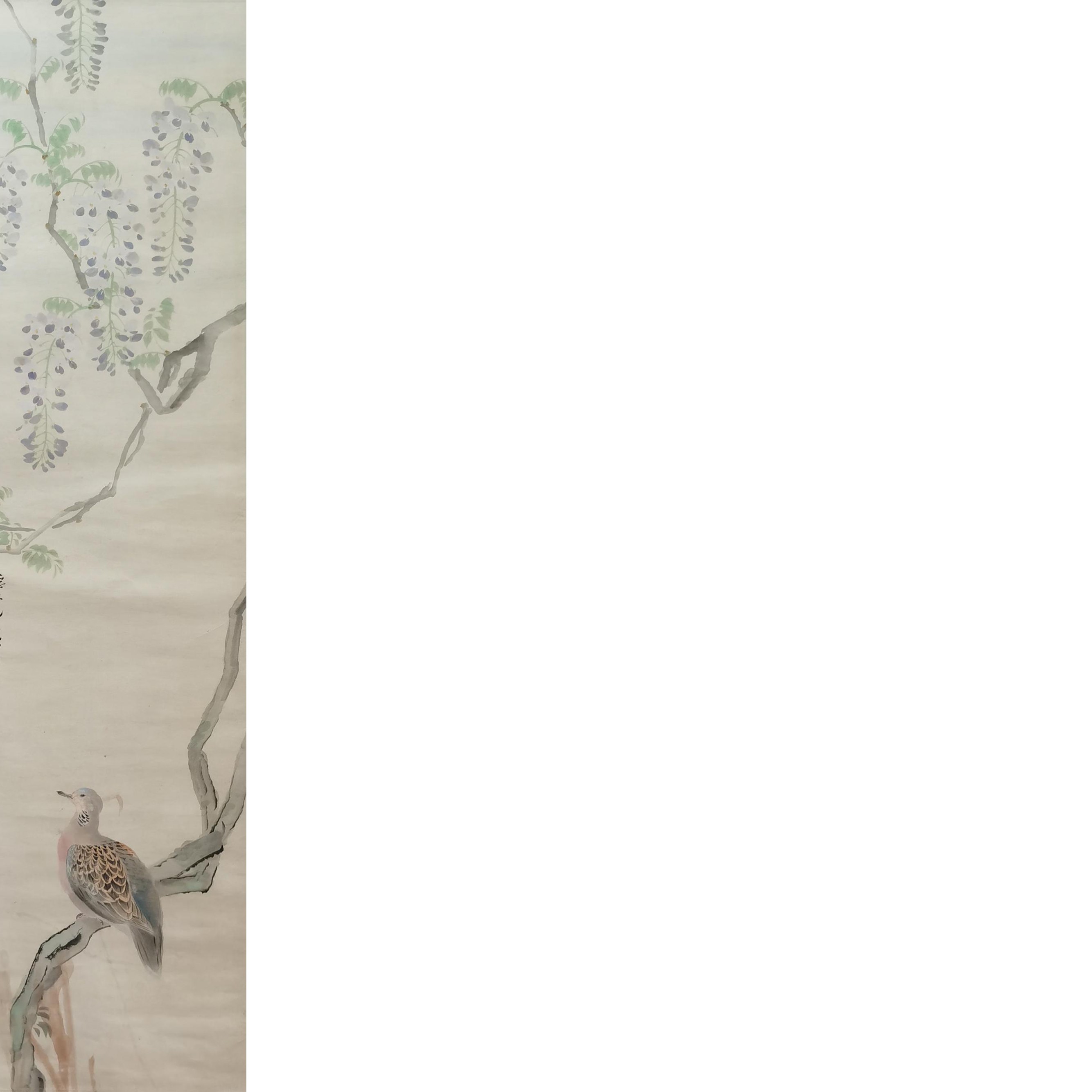 【辽拍】V250709-2-41《花鸟》（3.4平尺) 纸本镜片 ws11