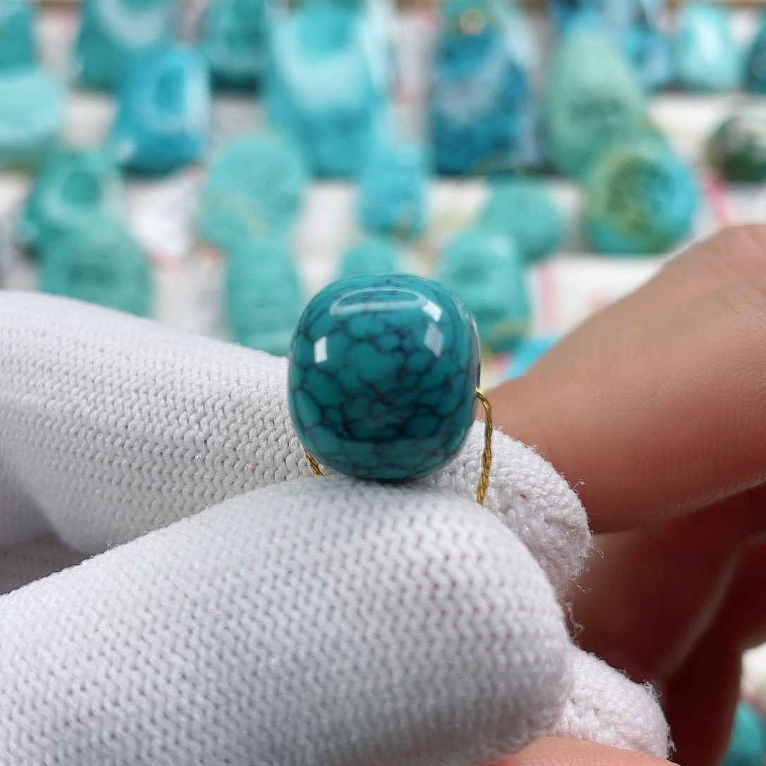 绿松石颈饰未镶嵌直径13.6