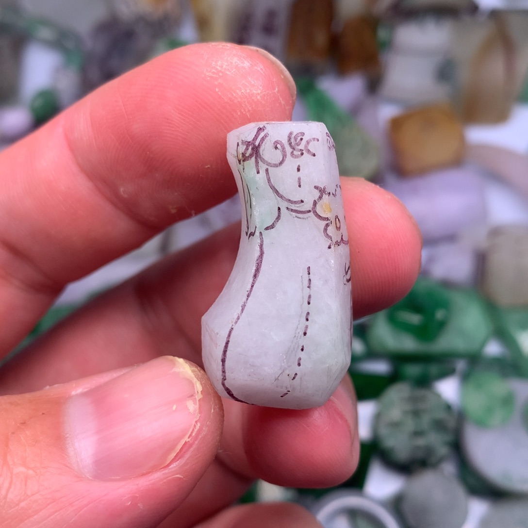 定制翡翠未镶嵌福瓜