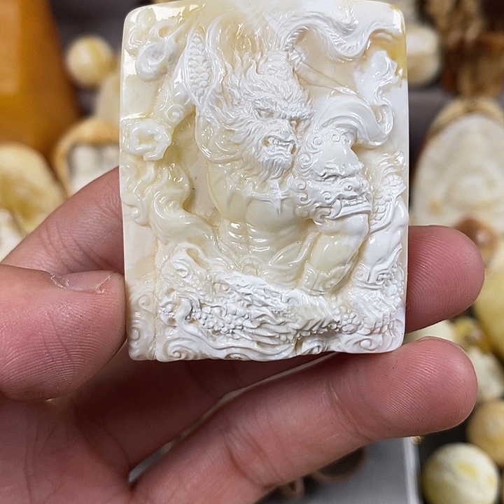 琥珀裸石未镶嵌6*6我