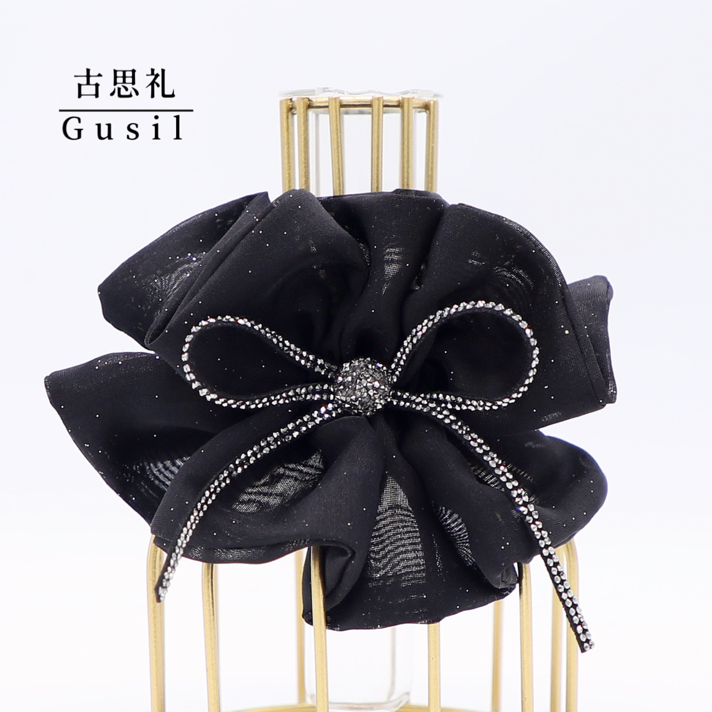 古思礼【漫野】百搭发圈女蝴蝶结扎发头绳发饰GS6655