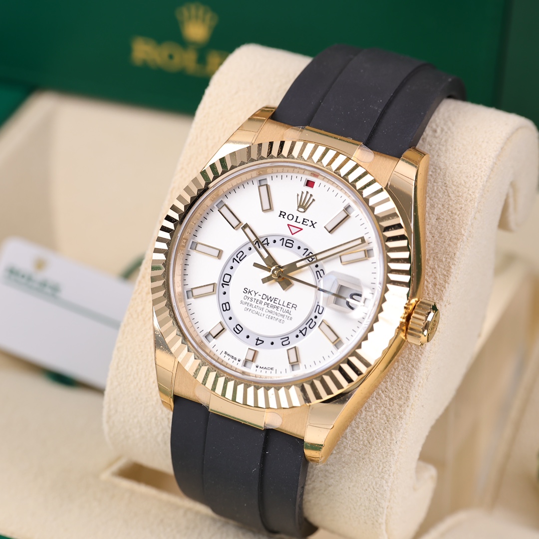 95新 Rolex/劳力士 纵航者 m336238-0003 胶带黄金2025年1月保卡 