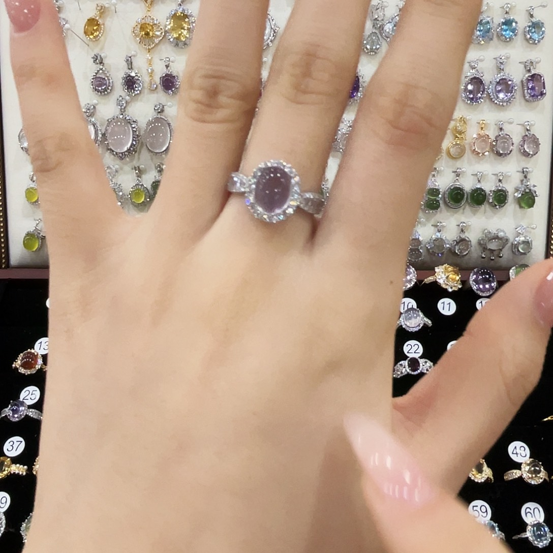 珂***欣戒指萤石银S925镶嵌