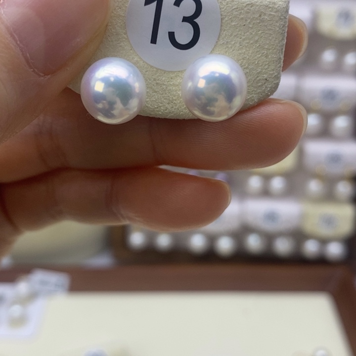 耳饰淡水珍珠银S925镶嵌