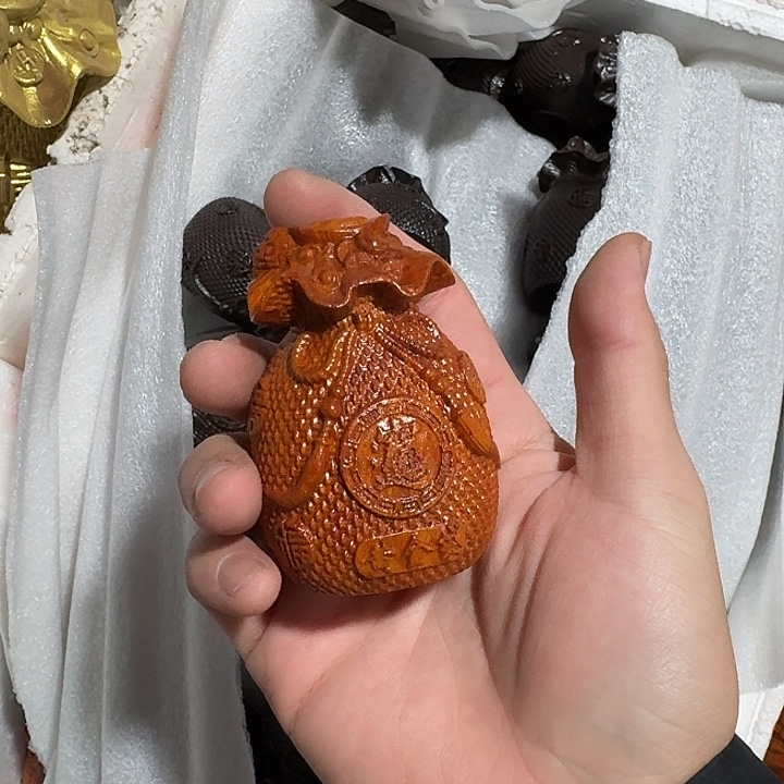 木花梨木8钱袋一个