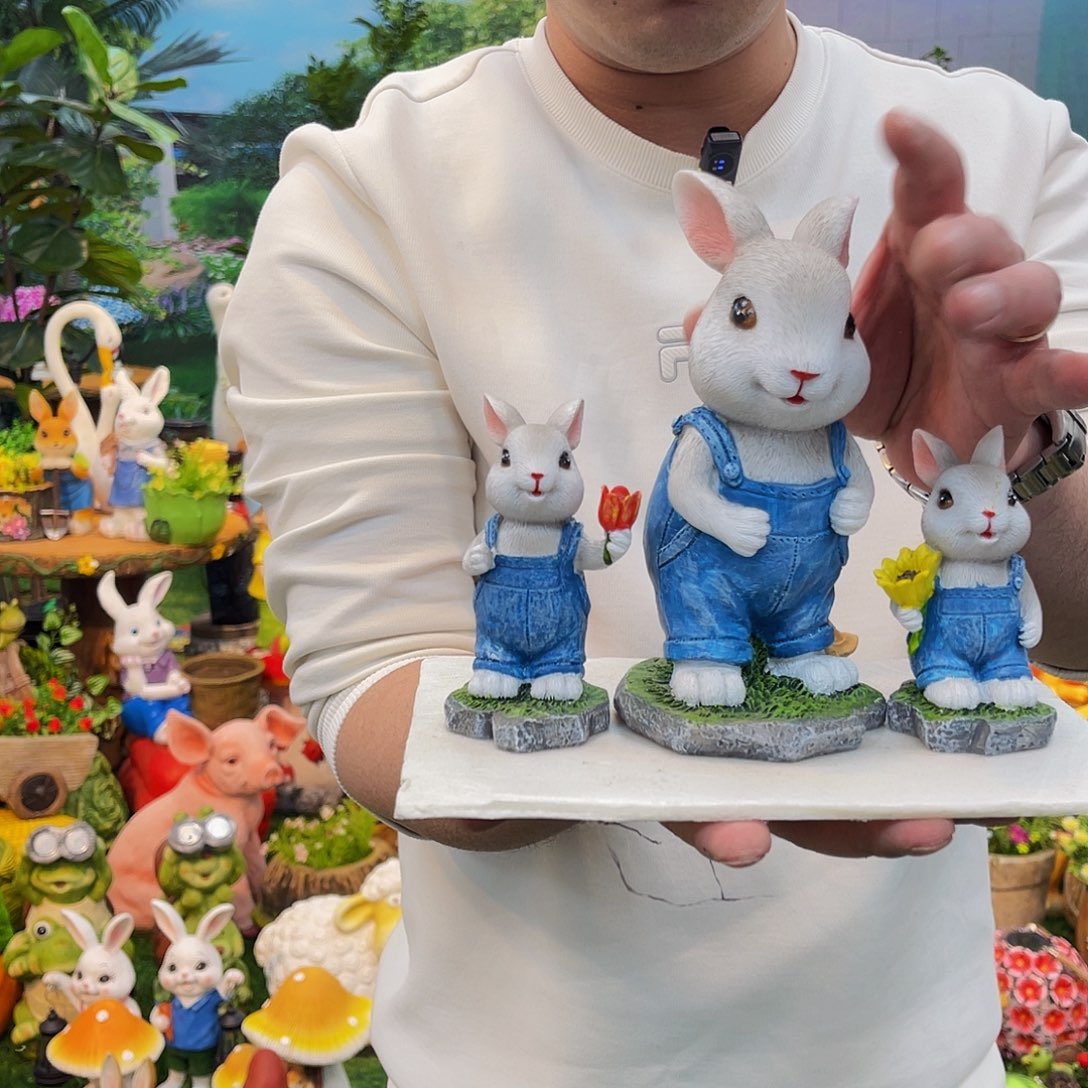 红陶花园庭院摆件