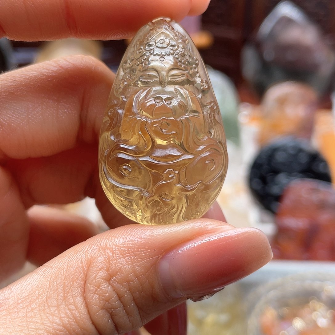 颈饰未镶嵌水晶天然