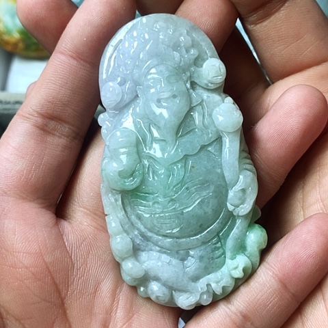 翡翠未镶嵌颈饰天然缅甸翡翠a货