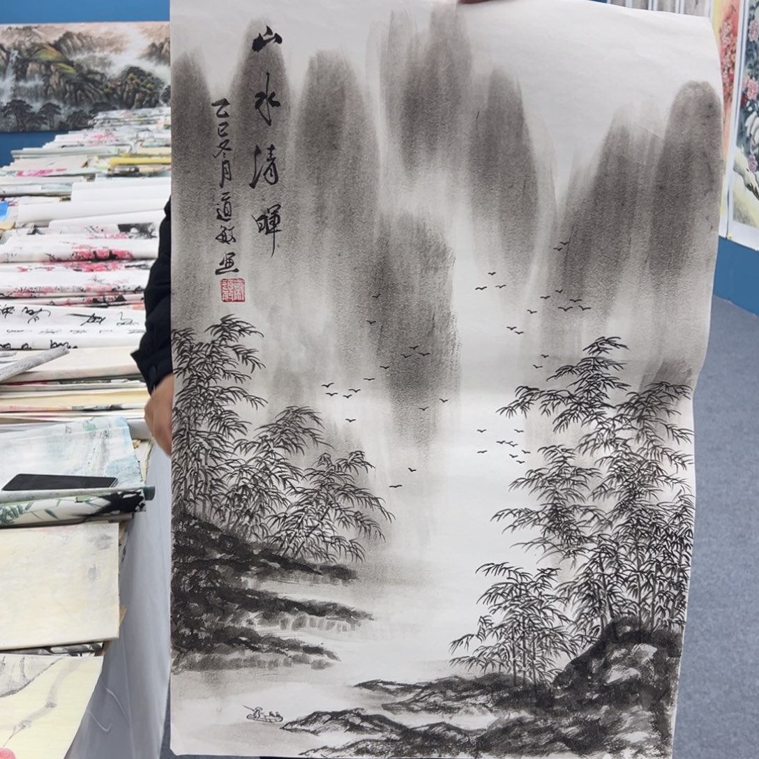 国画国画作品纯手绘欣赏