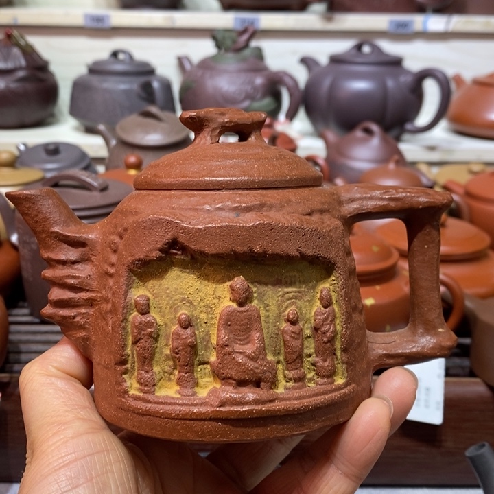 茶壶紫砂微瑕处理一把