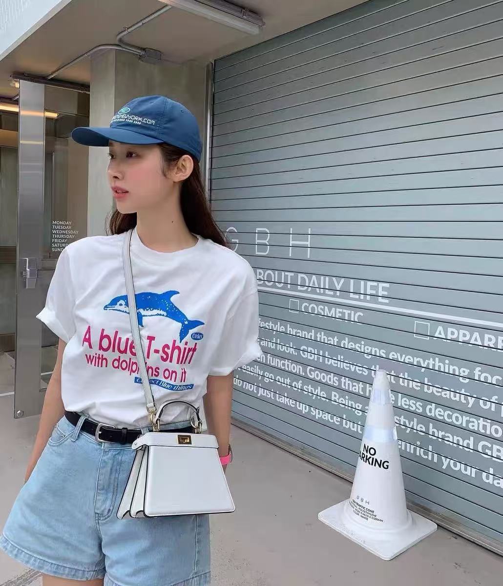 L601-L650春夏季韩系新款实体店品质韩版高级感女装气质短袖上衣