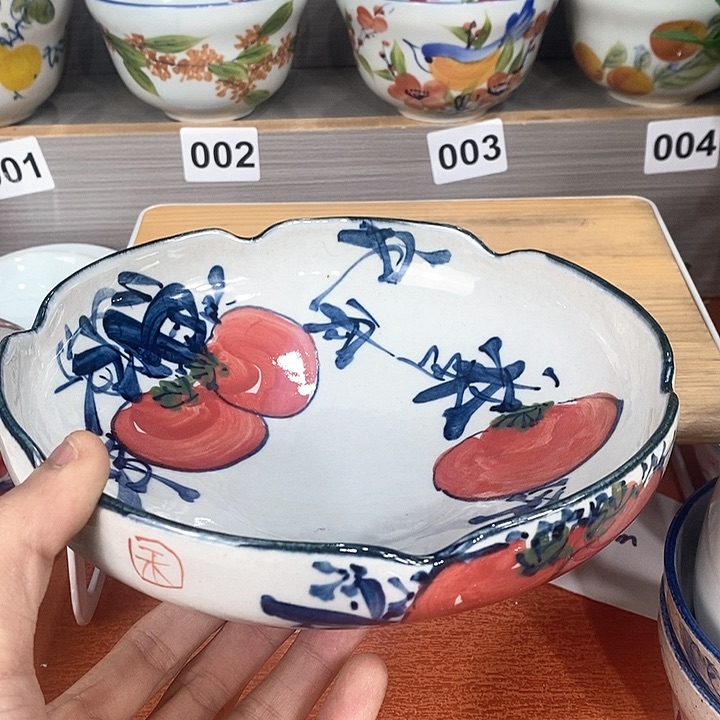 禾泥陶器高温釉下彩手工手绘陶瓷