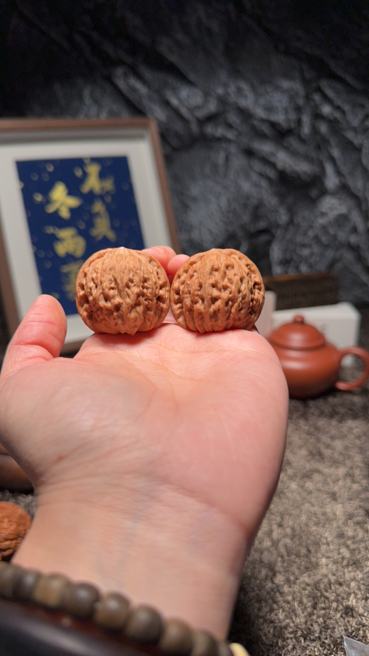 文玩核桃 房山磨盘6078号36.5尺寸