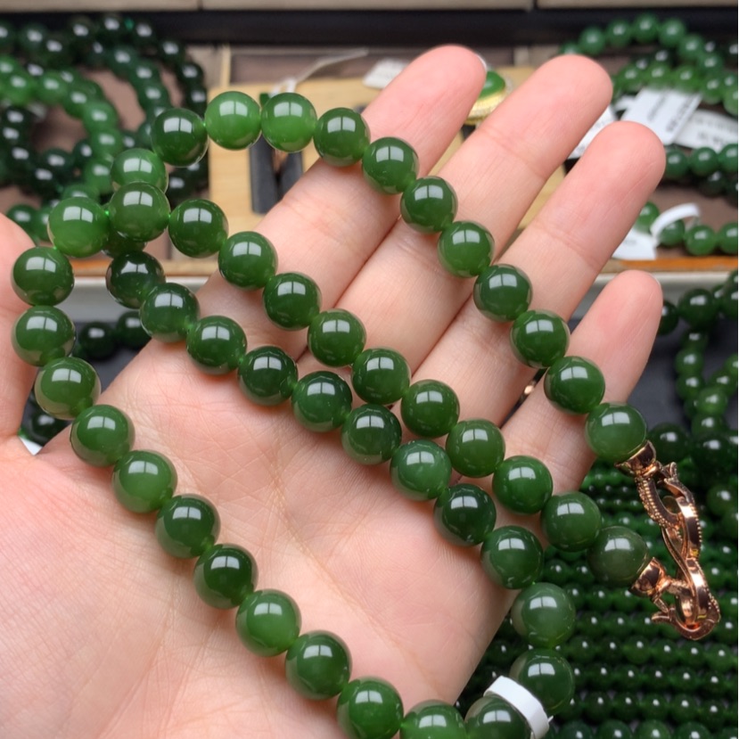 【闪购商品】颈饰未镶嵌和田玉（碧玉）原*海