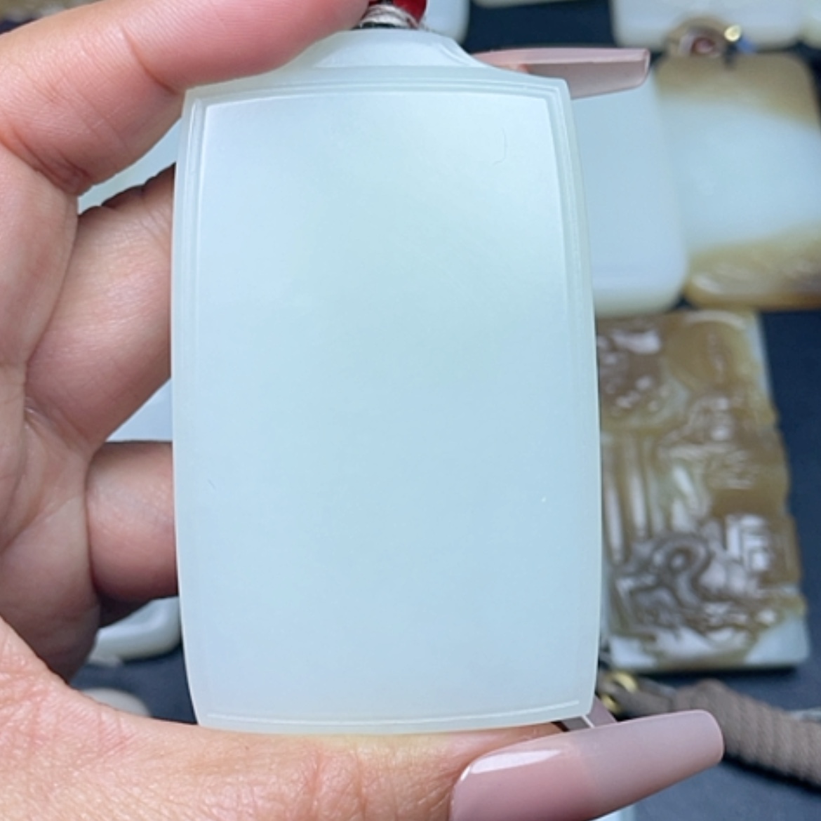 【闪购商品】颈饰未镶嵌和田玉金**装