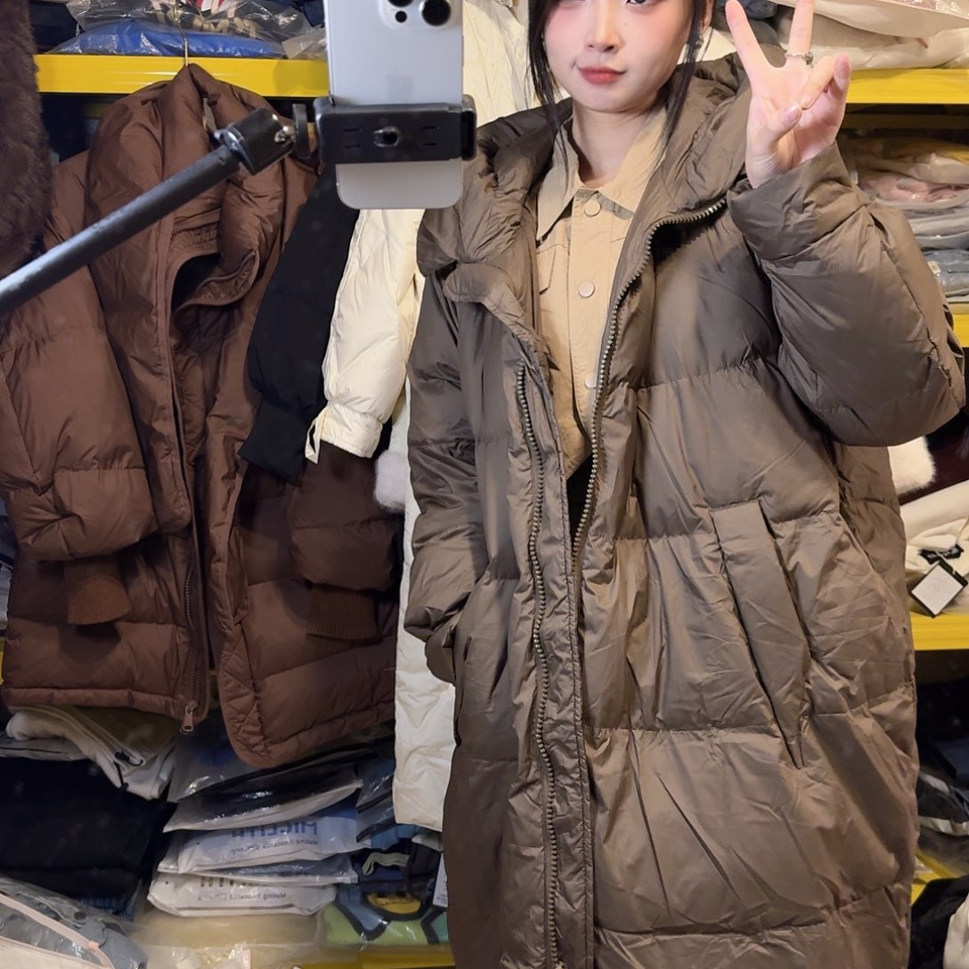 全新无暇灰咖色外套