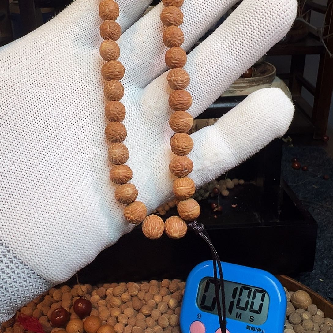 U***社凤眼菩提吊坠野生酸枣核手持