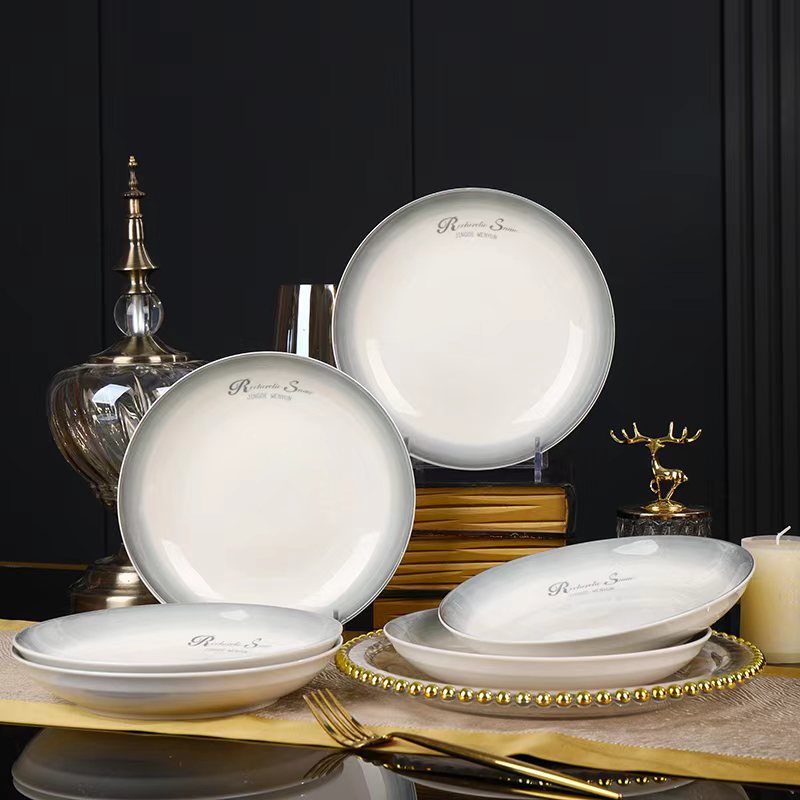 8英寸渐变圆盘到手6个装 破损联系客服