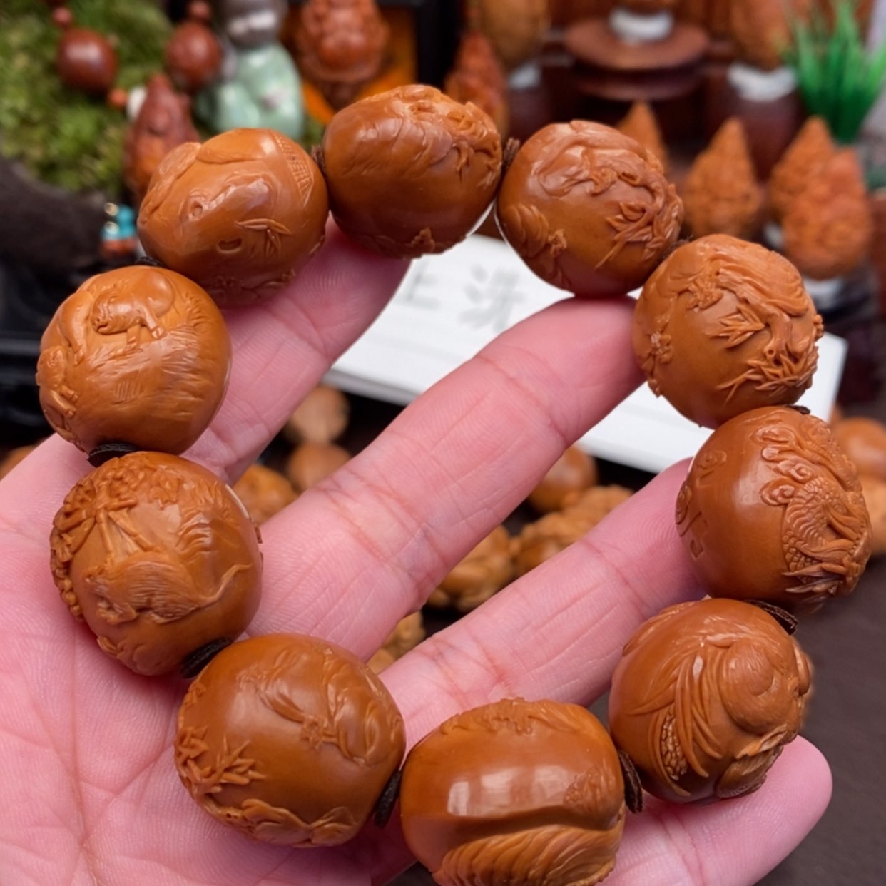 【闪购商品】橄榄核手串十二生肖