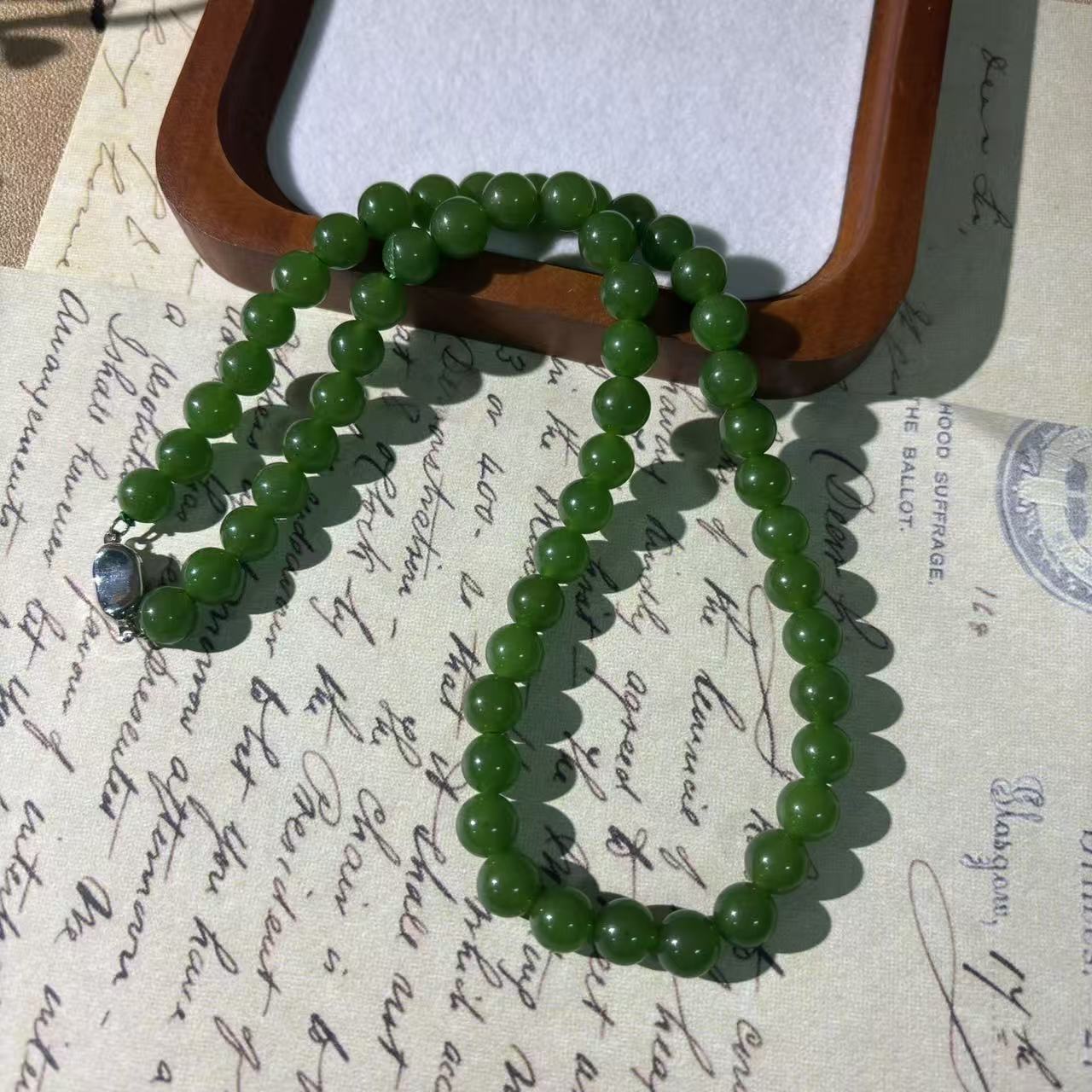 和田玉妈妈链8mm+*（多样性发一件）