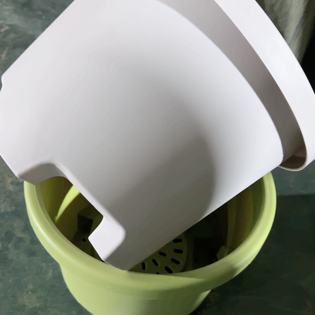 树脂球根32口灰白2个无拖