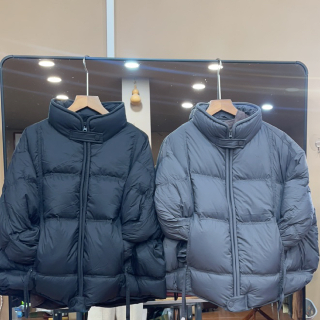 立领拉链立领加厚女士羽绒服