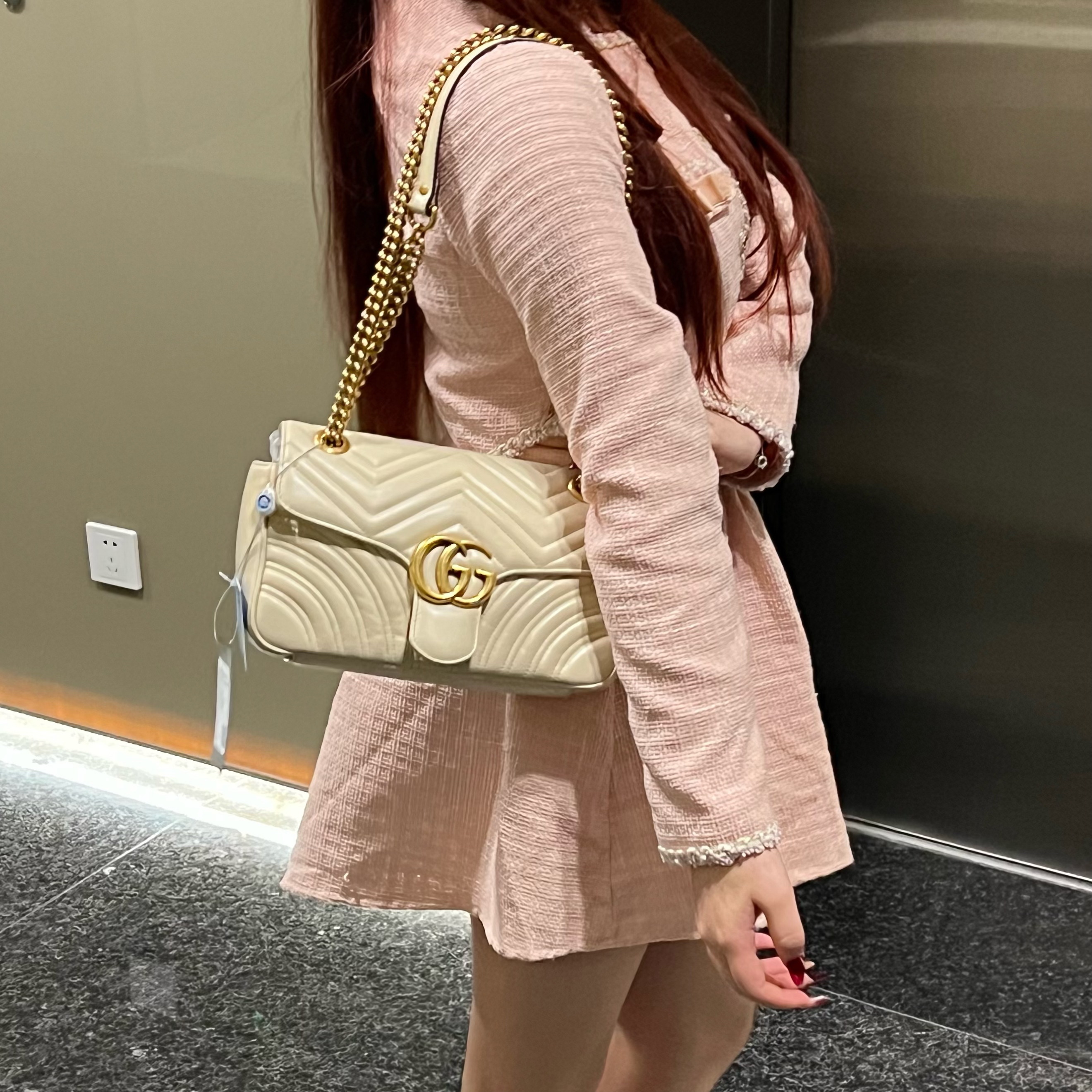 95新 GUCCI/古驰 古驰 马蒙白金/10800458