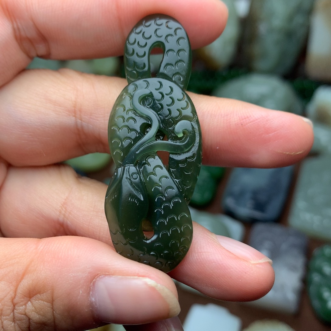 和田玉挂件未镶嵌