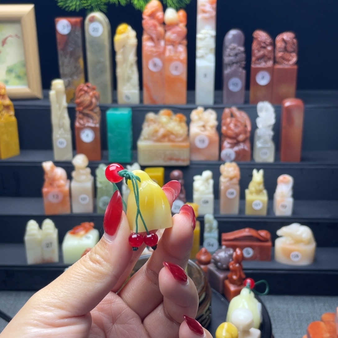 阿***废寿山石印石莲蓬印章