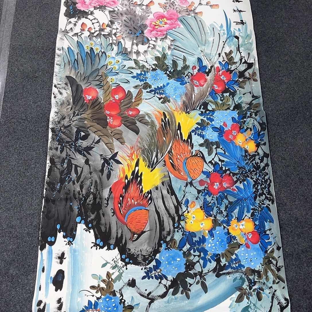 国画宣纸国画纯手绘作品