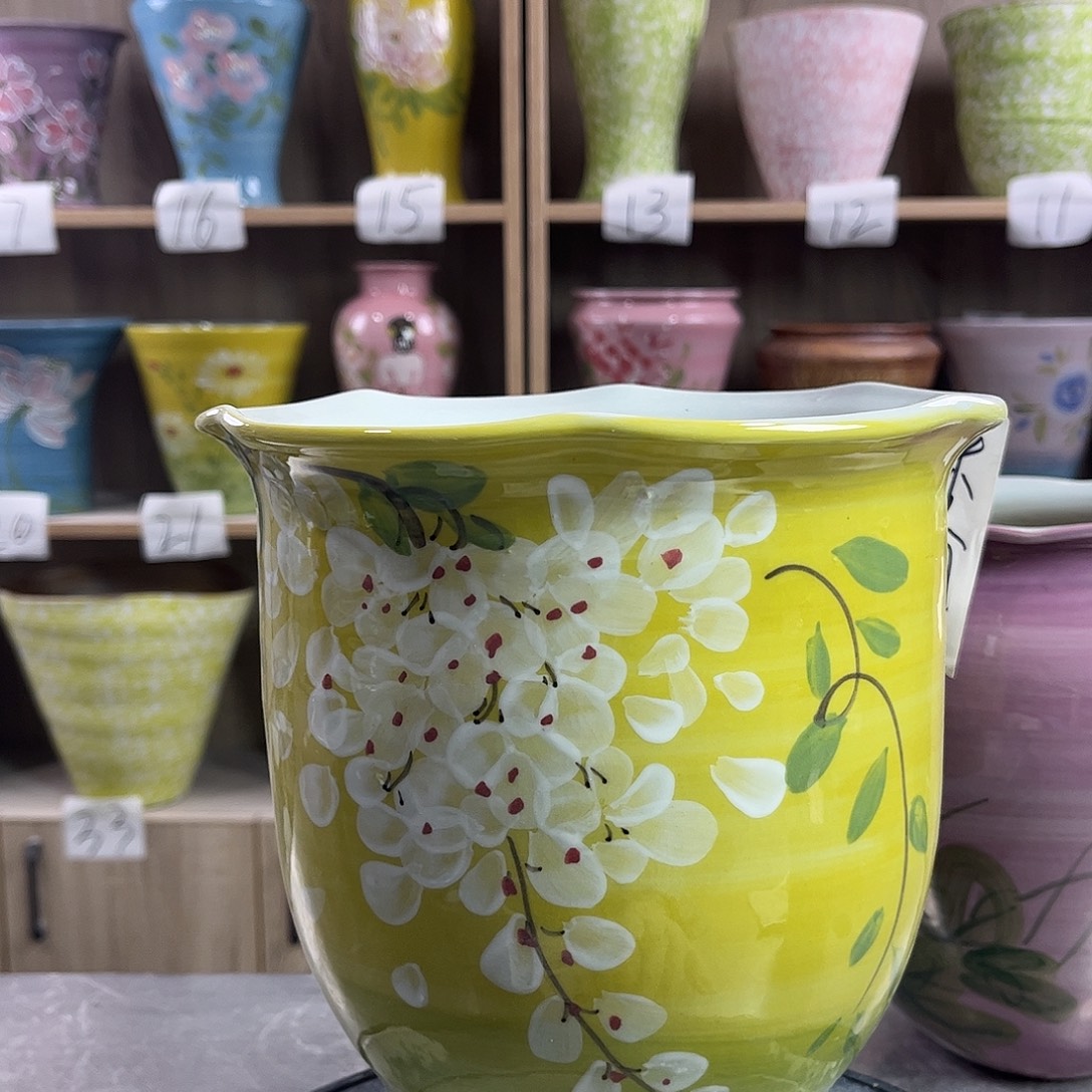 景德镇陶瓷花盆花盆