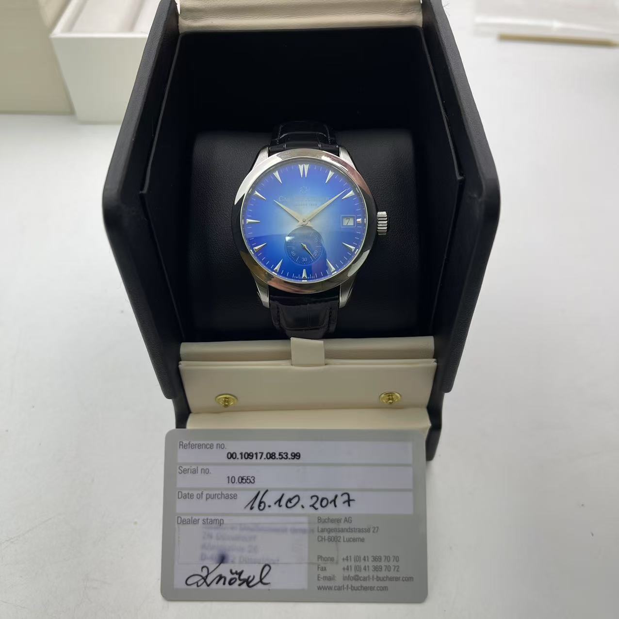 95新 宝齐莱 马利龙/A83039/自动机械/41mm/17年全套