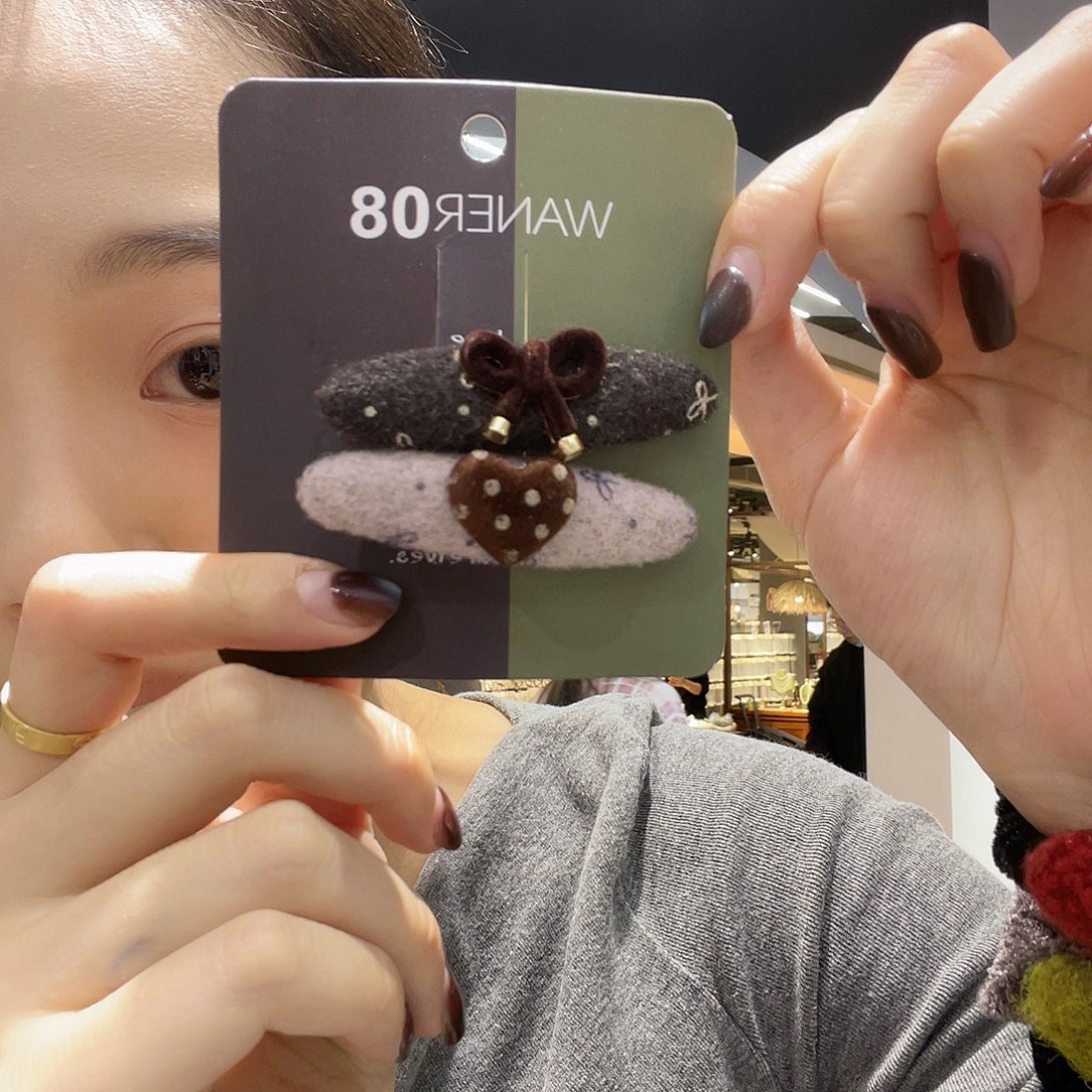花***卷羽毛非金属粉咖蝴蝶结鸭架