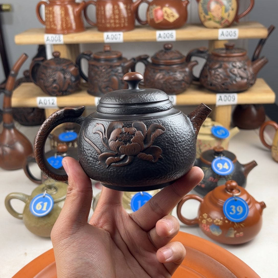 壶建水紫陶全手工制作，老匠人传承手艺