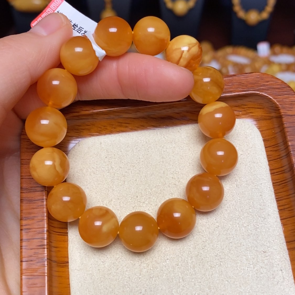 【闪购商品】未镶嵌蜜蜡手链手串