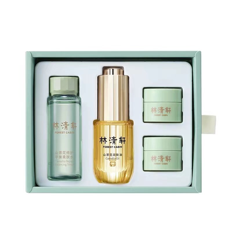 林清轩3.0山茶花修护平衡小绿盒（30ml+15ml+6ml*2）