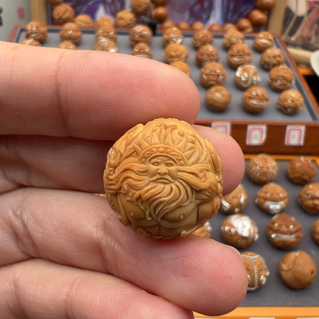 吊坠猴头核桃海王