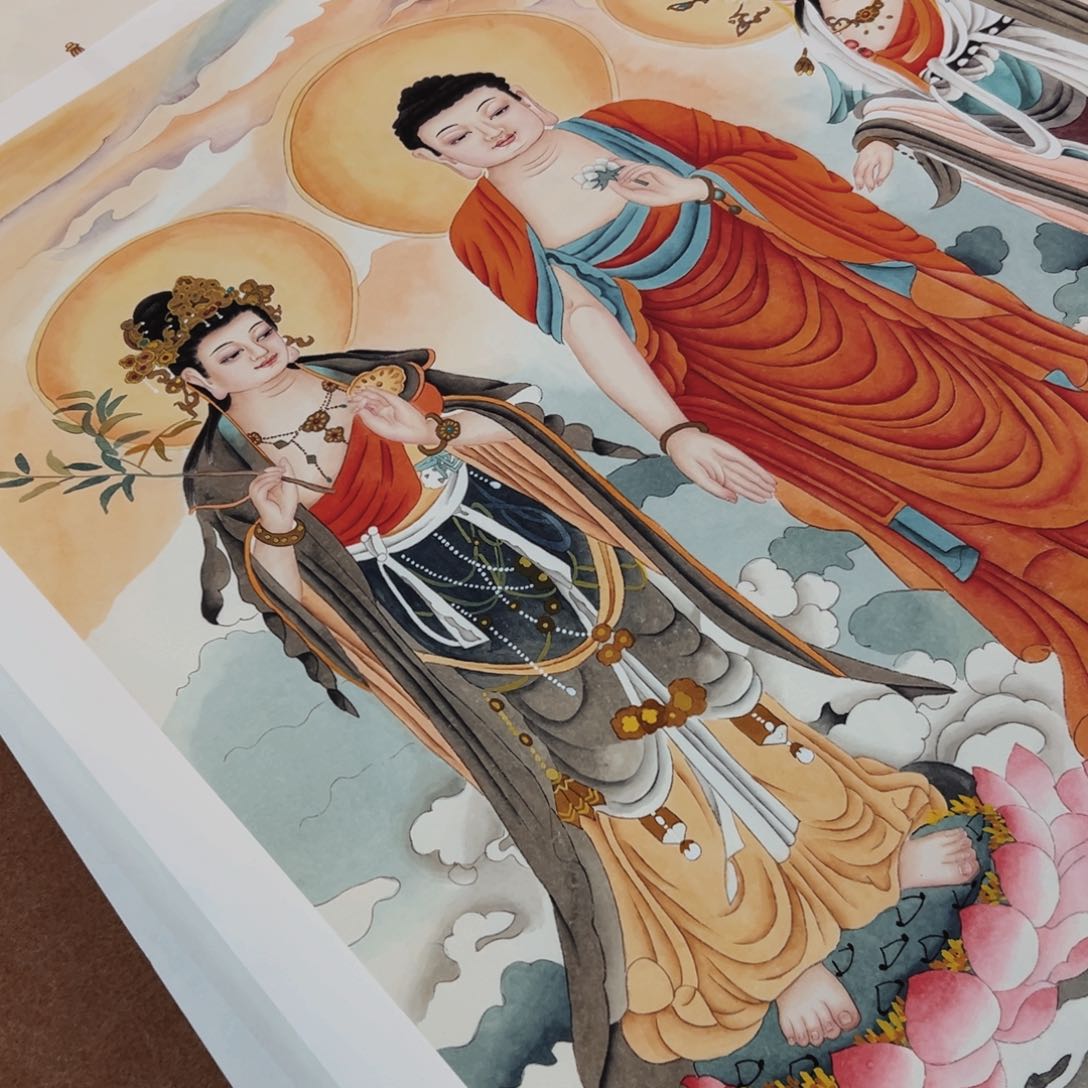 国画米*多西方三圣4幅作品